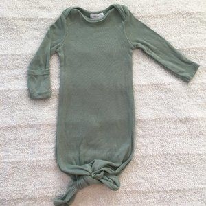 Angel Dear sage green knotted sleeper